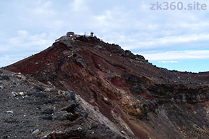 日本最高所、富士山の剣ヶ峰
