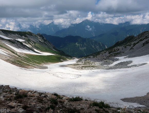 立山の御前沢氷河