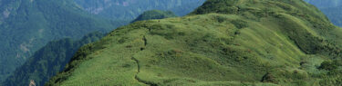 雨飾山の登山道
