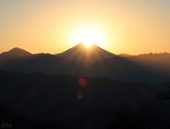 ダイヤモンド富士＠高尾山