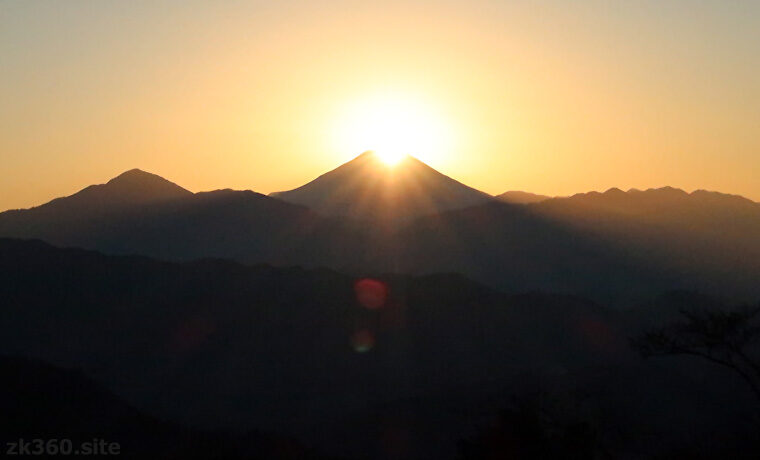 ダイヤモンド富士＠高尾山